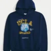 Boxy University of California, Los Angeles Bruins Grafik Kapüşonlu Sweatshirt Boxy University of California, Los Angeles Bruins Grafik Kapüşonlu Sweatshirt