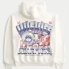 Boxy University of Connecticut Huskies Grafik Kapüşonlu Sweatshirt Boxy University of Connecticut Huskies Grafik Kapüşonlu Sweatshirt
