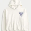 Boxy University of Connecticut Huskies Grafik Kapüşonlu Sweatshirt Boxy University of Connecticut Huskies Grafik Kapüşonlu Sweatshirt