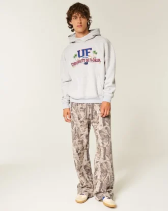 Boxy University of Florida Gators Grafik Kapüşonlu Sweatshirt Boxy University of Florida Gators Grafik Kapüşonlu Sweatshirt