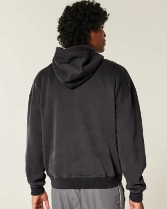 Boxy University of Houston Cougars Grafik Kapüşonlu Sweatshirt Boxy University of Houston Cougars Grafik Kapüşonlu Sweatshirt