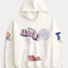 Boxy University of Illinois Fighting Illini Grafik Kapüşonlu Sweatshirt Boxy University of Illinois Fighting Illini Grafik Kapüşonlu Sweatshirt