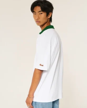 Boxy University of Miami Hurricanes Grafik Polo
