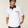 Boxy University of Michigan Wolverines Grafik Polo