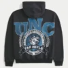 Boxy University of North Carolina Tar Heels Grafik Kapüşonlu Sweatshirt