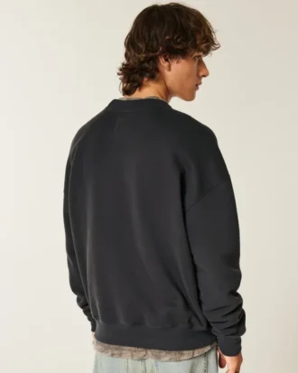 Boxy University of Oregon Ducks Grafikli Crew Sweatshirt