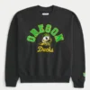 Boxy University of Oregon Ducks Grafikli Crew Sweatshirt