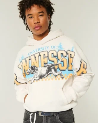 Boxy University of Tennessee Volunteers Grafik Kapüşonlu Sweatshirt Boxy University of Tennessee Volunteers Grafik Kapüşonlu Sweatshirt