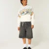 Boxy University of Tennessee Volunteers Grafik Kapüşonlu Sweatshirt