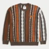 Boxy University of Texas at Austin Longhorns Grafikli Crew Sweater