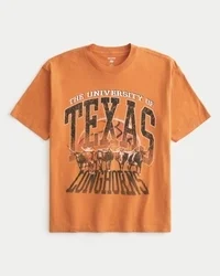 Boxy University of Texas Longhorns Grafikli Tişört Boxy University of Texas Longhorns Grafikli Tişört