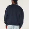 Boxy University of Virginia Grafik Crew Sweatshirt