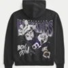 Boxy University of Washington Huskies Grafik Kapüşonlu Sweatshirt