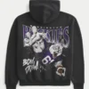 Boxy University of Washington Huskies Grafik Kapüşonlu Sweatshirt