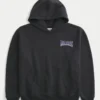 Boxy University of Washington Huskies Grafik Kapüşonlu Sweatshirt Boxy University of Washington Huskies Grafik Kapüşonlu Sweatshirt