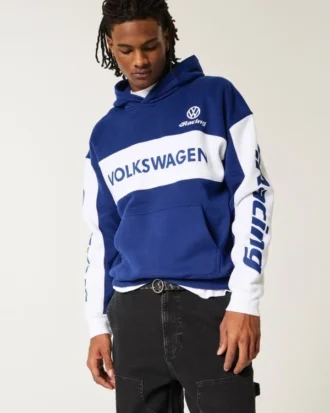 Boxy Volkswagen Racing Grafik Kapüşonlu Sweatshirt Boxy Volkswagen Racing Grafik Kapüşonlu Sweatshirt