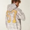 Boxy West Virginia Üniversitesi Mountaineers Grafik Kamuflaj Kapüşonlu Sweatshirt