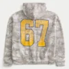 Boxy West Virginia Üniversitesi Mountaineers Grafik Kamuflaj Kapüşonlu Sweatshirt