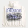Boxy Williams Racing Grafik Kapüşonlu Sweatshirt