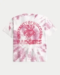 Boxy Wisconsin Üniversitesi Badgers Grafikli Tişört