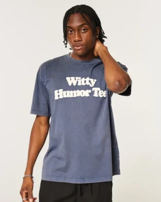 Boxy Witty Humor Tee Grafikli Tişört