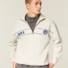 Boxy Yarım Fermuarlı Volkswagen Grafik Sweatshirt