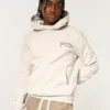 Boxy Yellowstone Grafik Kapüşonlu Sweatshirt Boxy Yellowstone Grafik Kapüşonlu Sweatshirt