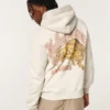 Boxy Yellowstone Grafik Kapüşonlu Sweatshirt Boxy Yellowstone Grafik Kapüşonlu Sweatshirt