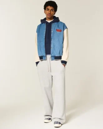 Boxy Yıkanmış Kapüşonlu Sweatshirt