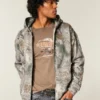 Boxy Zip-Up Camo Hoodie Boxy Zip-Up Camo Hoodie