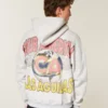 Boxy Zip-Up Club América Las Águilas Grafik Kapüşonlu Sweatshirt Boxy Zip-Up Club América Las Águilas Grafik Kapüşonlu Sweatshirt