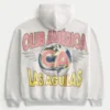 Boxy Zip-Up Club América Las Águilas Grafik Kapüşonlu Sweatshirt Boxy Zip-Up Club América Las Águilas Grafik Kapüşonlu Sweatshirt