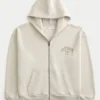 Boxy Zip-Up Detroit 79 Grafik Kapüşonlu Sweatshirt Boxy Zip-Up Detroit 79 Grafik Kapüşonlu Sweatshirt