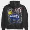 Boxy Zip-Up Jimmie Johnson Team Lowe’s NASCAR Grafik Kapüşonlu Sweatshirt