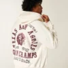 Boxy Zip-Up Texas A&M Üniversitesi Grafik Kapüşonlu Sweatshirt
