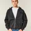 Boxy Zip-Up Tokyo Grafik Kapüşonlu Sweatshirt Boxy Zip-Up Tokyo Grafik Kapüşonlu Sweatshirt