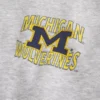 Boxy Zip-Up University of Michigan Wolverines Grafik Kapüşonlu Sweatshirt