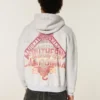 Boxy Zip-Up University of Southern California Trojans Grafik Kapüşonlu Sweatshirt