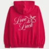Büyük beden Good Luck Charm Grafik Kapüşonlu Sweatshirt Büyük beden Good Luck Charm Grafik Kapüşonlu Sweatshirt