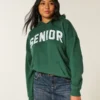 Büyük beden Senior Grafik Kapüşonlu Sweatshirt Büyük beden Senior Grafik Kapüşonlu Sweatshirt