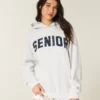 Büyük beden Senior Grafik Kapüşonlu Sweatshirt Büyük beden Senior Grafik Kapüşonlu Sweatshirt