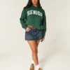 Büyük beden Senior Grafik Kapüşonlu Sweatshirt Büyük beden Senior Grafik Kapüşonlu Sweatshirt