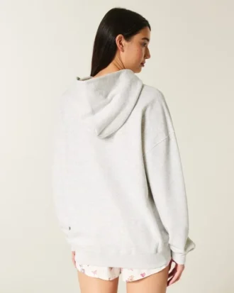 Büyük beden Senior Grafik Kapüşonlu Sweatshirt