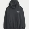 Büyük Boy Kelebek Desenli Kapüşonlu Sweatshirt Büyük Boy Kelebek Desenli Kapüşonlu Sweatshirt