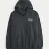 Büyük Boy Kelebek Desenli Kapüşonlu Sweatshirt Büyük Boy Kelebek Desenli Kapüşonlu Sweatshirt