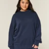 Büyük Boy Mock-Neck Sweatshirt Büyük Boy Mock-Neck Sweatshirt
