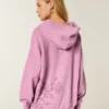 Büyük Boy Sparkle Logo Grafik Kapüşonlu Sweatshirt Büyük Boy Sparkle Logo Grafik Kapüşonlu Sweatshirt