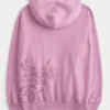 Büyük Boy Sparkle Logo Grafik Kapüşonlu Sweatshirt Büyük Boy Sparkle Logo Grafik Kapüşonlu Sweatshirt