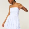 Büzgülü Bubble Skort Elbise Büzgülü Bubble Skort Elbise