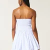 Büzgülü Bubble Skort Elbise Büzgülü Bubble Skort Elbise